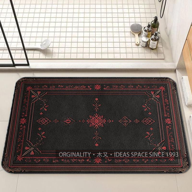 Exotic Floral Pattern Mat Living Room Decoration Home Sofa Non-Slip Carpet Study Bedroom Tatami Children'S Soft Floor Mat