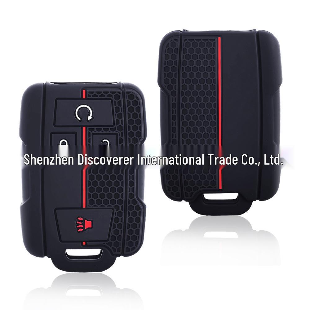Silicone Key Cover for Chevrolet GMC 3+1 Button Remote