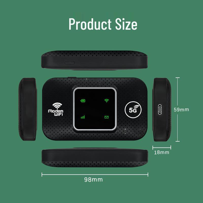 4G Portable Pocket WiFi Router with SIM Card Slot for Europe and Russia Use