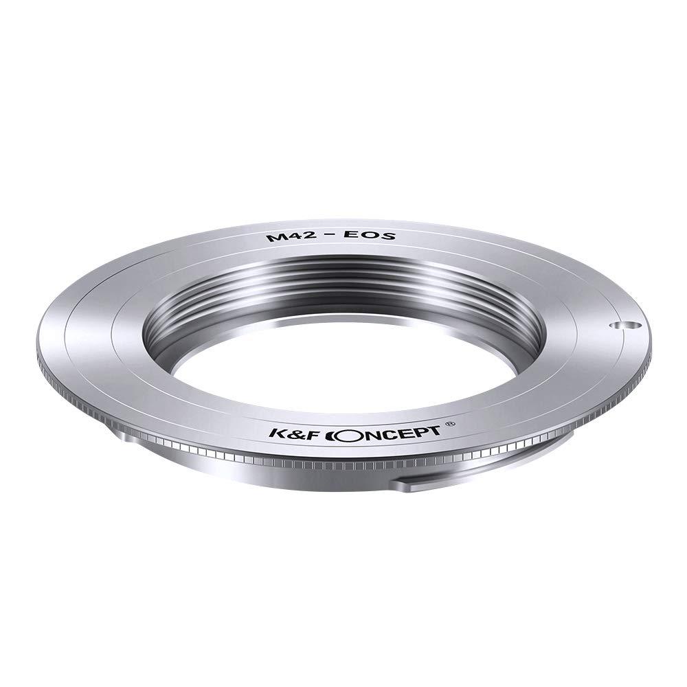CONCEPT M42 Mount Lens To Canon EF Mount Lens Adapter Ring for EOS Cameras K&F (Manufacturer Direct)