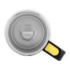 Electric Stainless Steel Self Mixing Cup Magnetic Stirring Coffee Mug Black