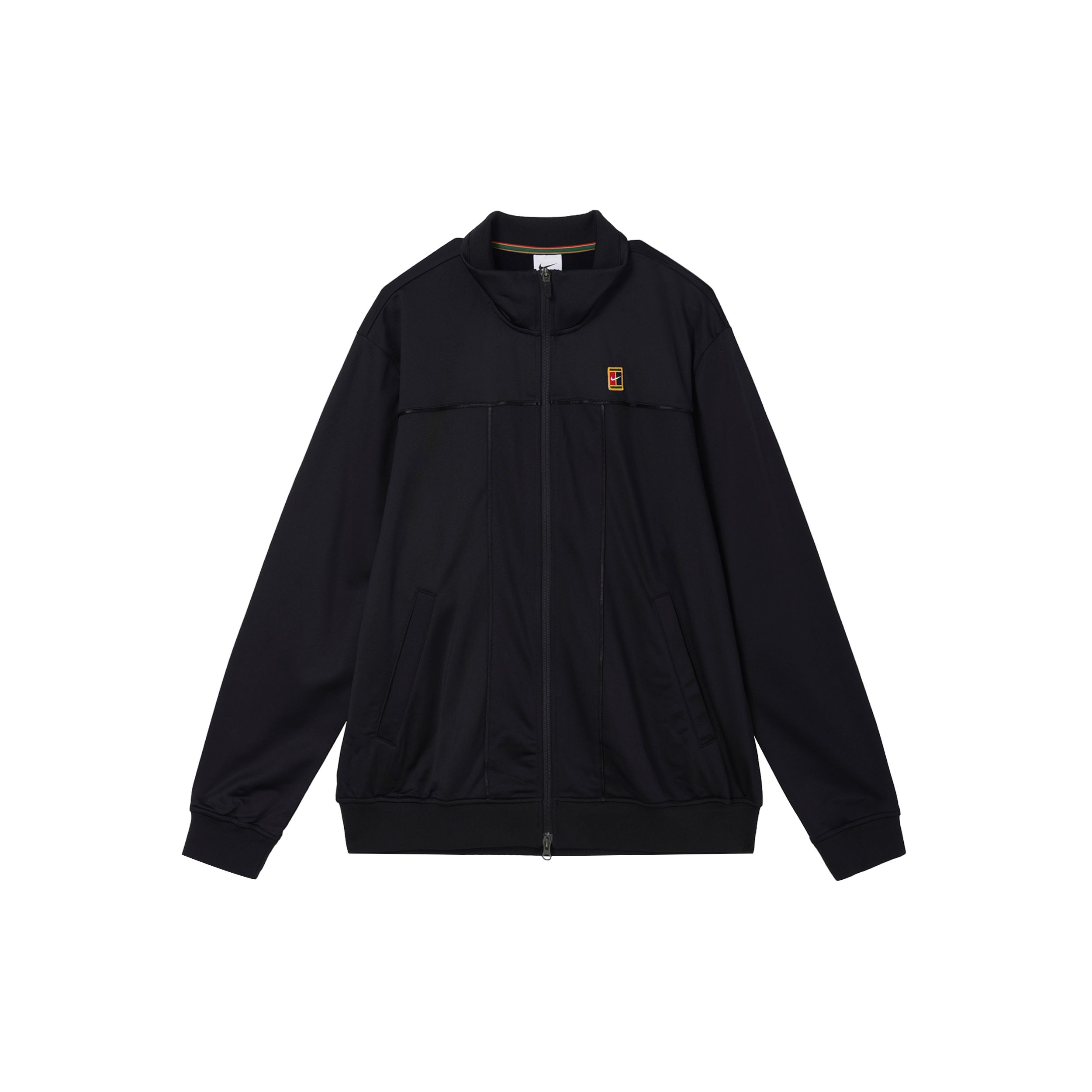 

Мужская однотонная куртка с вышитым воротником-стойкой Nike FW22, черная DC2566-010 XL