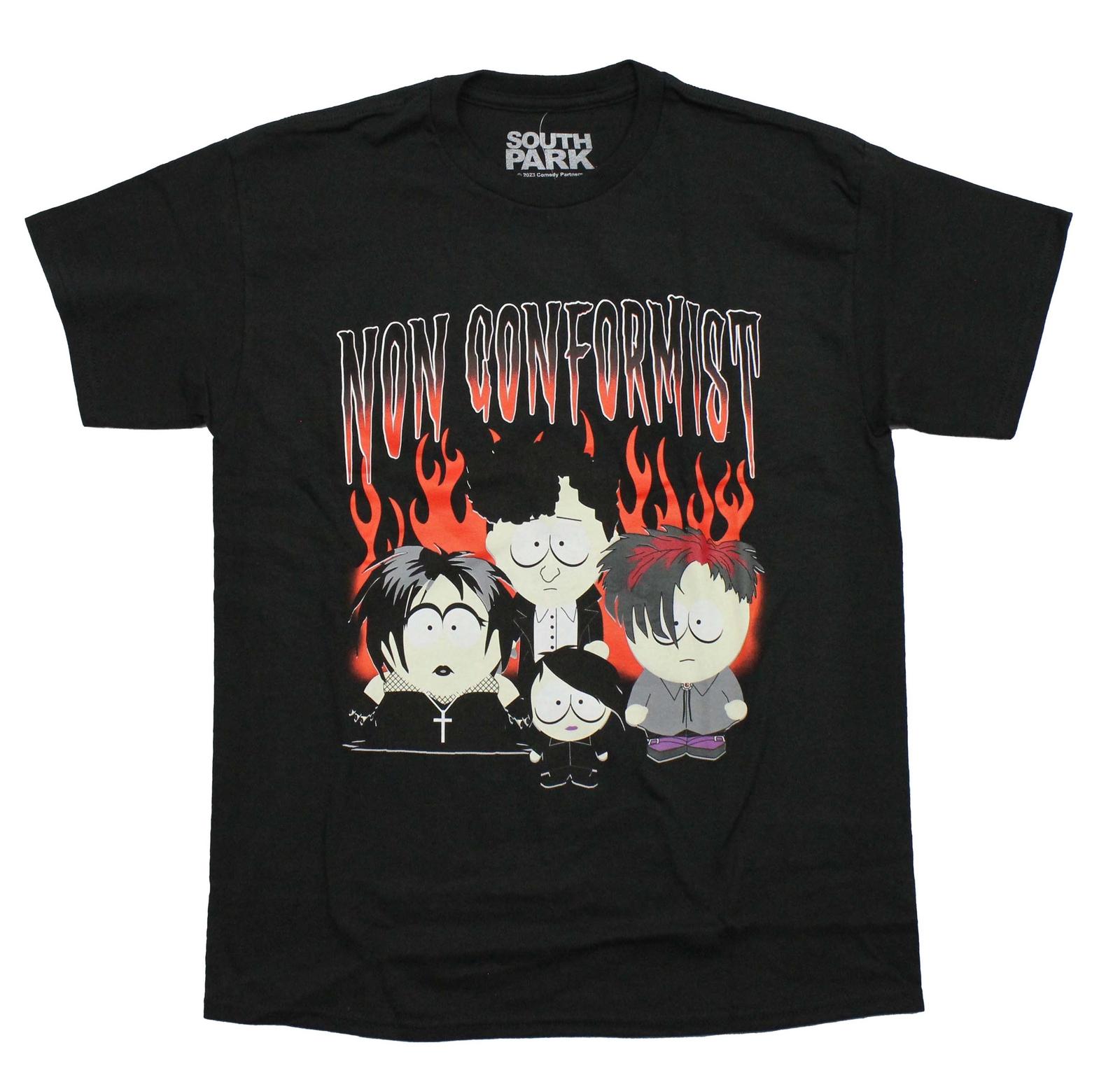 South Park New Adult T-Shirt -Goths Non Conformist Group XXL
