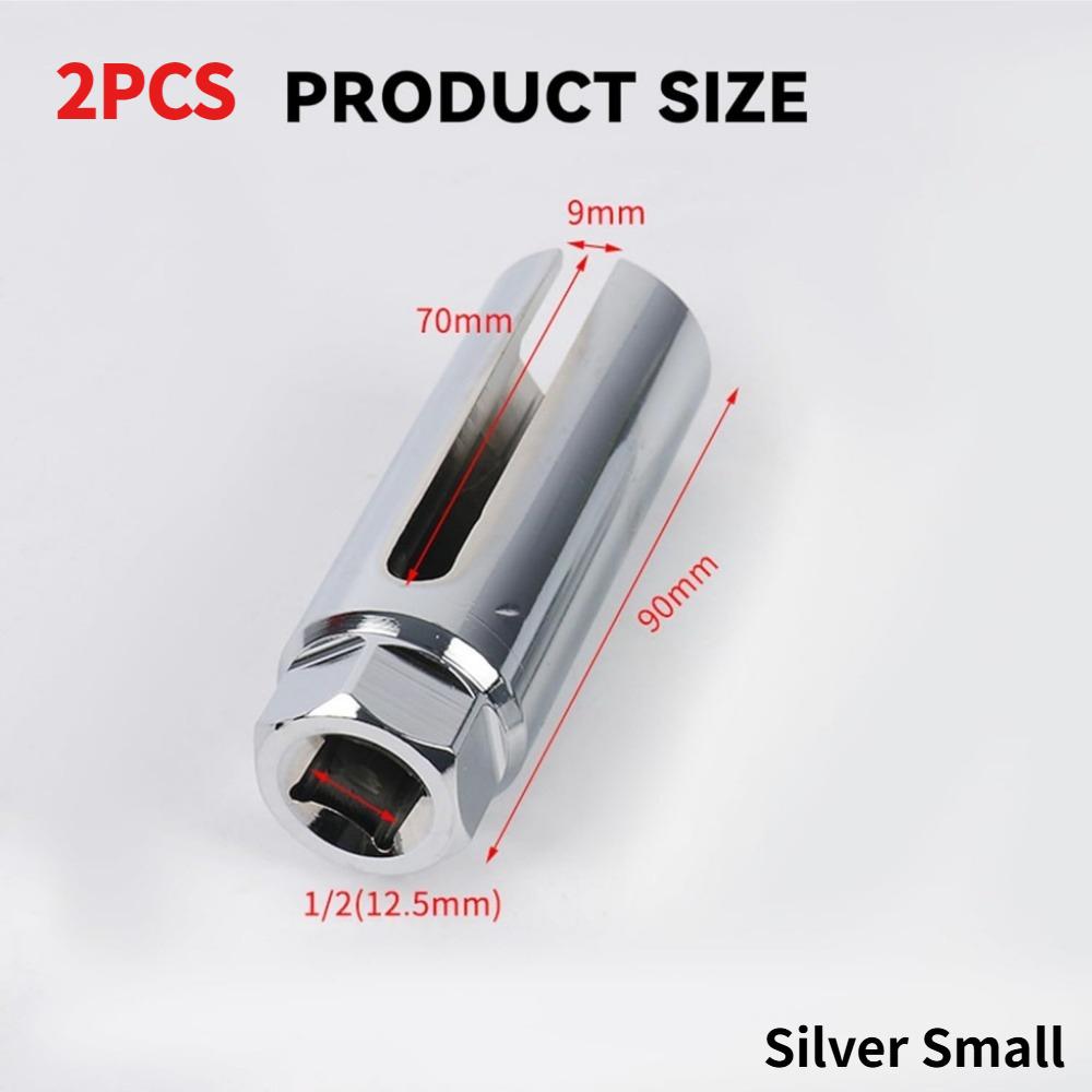 1/2PCS Universal 22mm 1/2'' Drive  Car Oxygen Lambda Sensor Socket Wrench Removal Installation Tool Professional Car Accessories