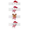 Christmas Cartoon Curtain Clasp Penguin Santa Claus Snowman Elk Curtain Holder Xmas Decor For Home Xmas Curtain Accessories