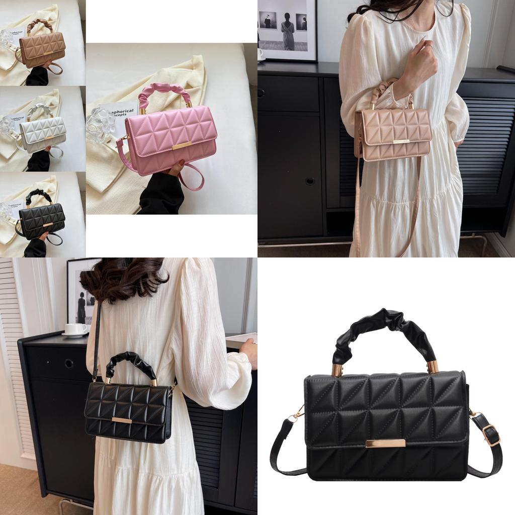 Fashionable Pu Leather Small Crossbody Bag Trendy Street Style Handbag For Women 2023