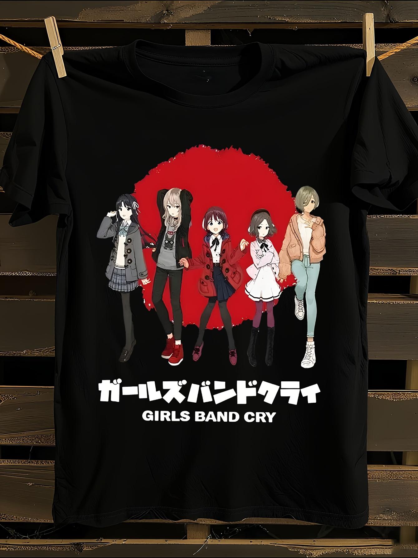 WoAnime Band Cry Graphic T-shirt L