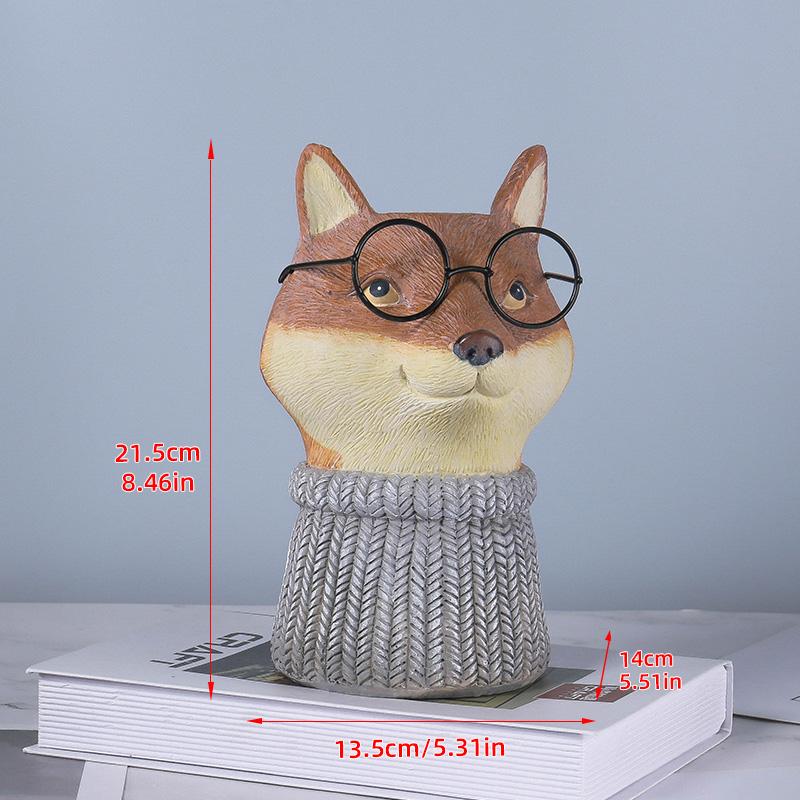 Resin Animal Flowerpots, Dry Vases, Home Decor, Owls, Deer, Suitable For Courtyard Gardens, Balconies, Living Rooms,Restaurants