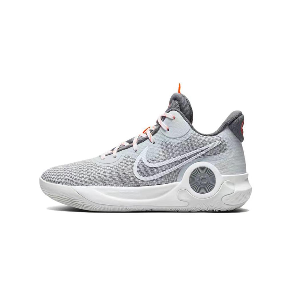 Nike KD Trey 5 IX Cushioning Abrasion Resistant Breathable Mid top Basketball Shoes Unisex Pink Blue CW3402-011(Team408-)