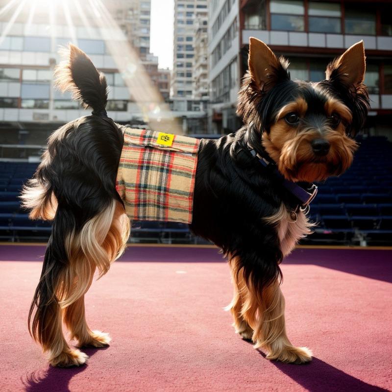 Kailina male dog physiological pants manufacturer dog physiological pants male dog anti-harassment pants plaid pet polite belt