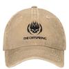 Punk The Offspring Black Logo Washed Baseball Cap Rock Music Band Trucker Dad Hat Unisex Adult Outdoor Sport SunProof Snapback Cap