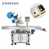 ZS-TB831 Automatic Flat Surface Labeling Machine Sticker Applicator for Plastic Box Lid Fruit Tray Toy