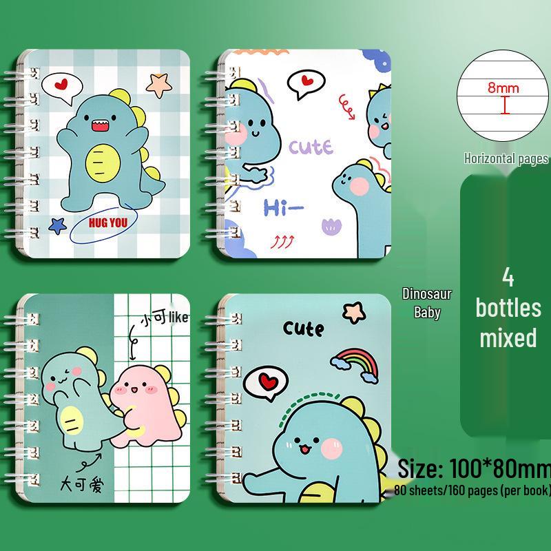 Capybara Cartoon Pocket Notebook for Primary Students - Cute, High-Value, Portable, Small Size