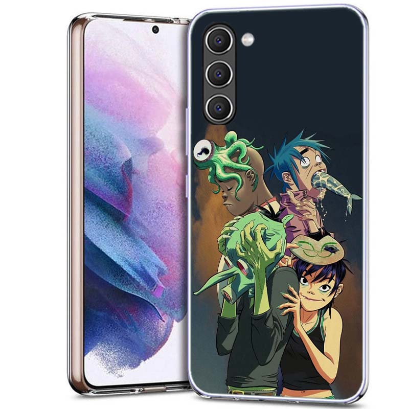 Gorillaz Anime Phone Case for Samsung A54 A14 A24 A34 A17 A37 A57 A55 A35 A25 A15 A13 A23 A33 A53 A07 A05S A04S A03 A73 Galaxy N