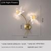 Flower Creative Acrylic Led Wall Lamp Light Luxury Simple Bedroom Bedside Wall Lamp Living Room TV Lamp Wall Decor Light