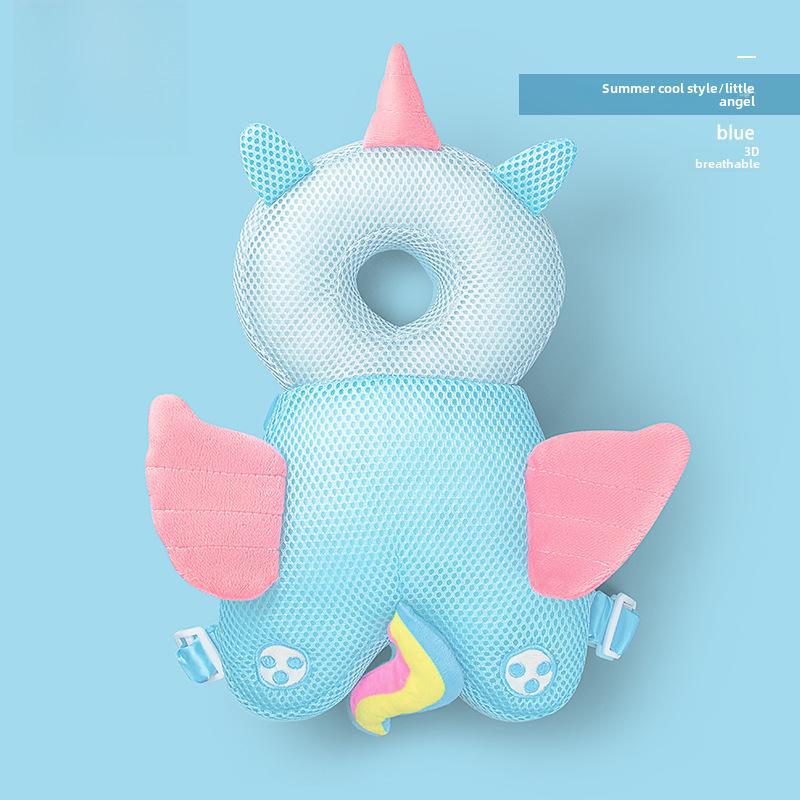 Bebek Düşme Önleyici Baş Koruma Yastığı - Yürümeyi Öğrenen Küçük Çocuklar İçin Nefes Alabilir Kelebek Tasarımı