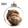 LED Transparent Christmas Balls Glowing Story Ornament, Light‑Up Mini Animals Hanging Ball Ornament with Warm Acrylic Gift Souvenirs Light,