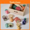 Fruit Vegetable Wooden Set With Magnetic Design For Kids Learning Interactive