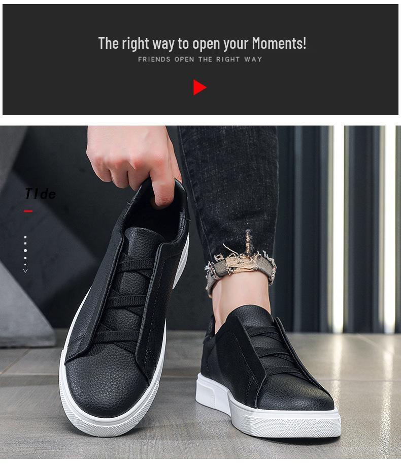2026 Autumn Korean Style White Men's Casual Sneakers