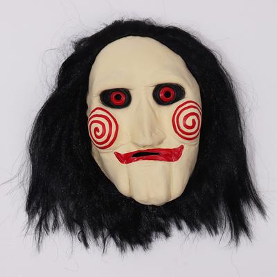 Jigsaw Billy Maske Die Gruselige Puppen-Clown-Maske für Halloween-Kostüm Cosplay