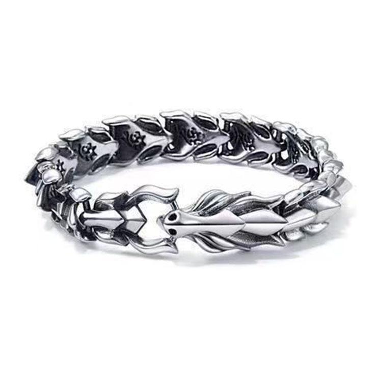 

Браслет Мужской браслет с килем Ins Niche Design Новая властная личность Ретро Модный браслет Браслет