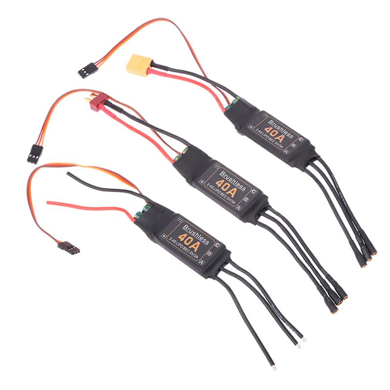 Mitoot Brushless 40A Speed Esc Controller 2-4S With 5V 3A Ubec For Rc Fpv Quadcopter Rc Aircraft Helicopter