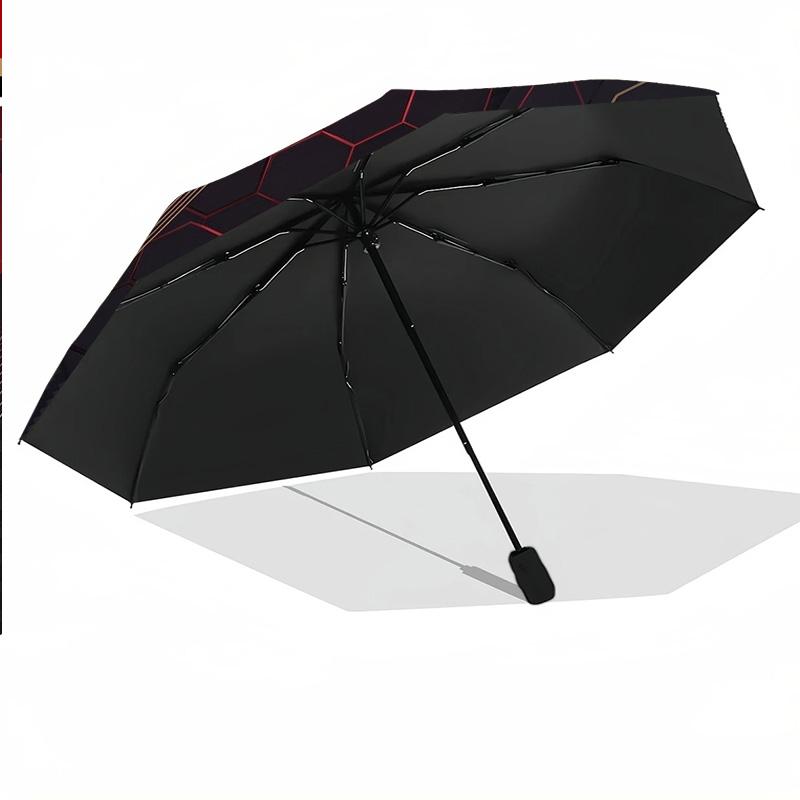 San Francisco 49ers Print Auto 8?Ribs Folding Umbrella Wind Resistant Lightweight Automatic Umbrella For Daily Travel