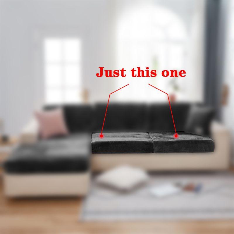 Stretch Velvet Sofa Cushion Cover Elegant Home Decor Velvet Seat Slipcover