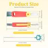 3 in 1 Cup Lid Cleaning Brush Crevice Cleaner Brush Set for Water Bottle Multifunctional Portable Straw Cleaner for Cup Lid Gap
