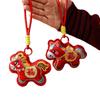 New Year of The Horse Celebration Embroidery Bag Small Pendant Decoration Car Interior Hanging Decoration