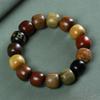 Multi Size Carved Character Wood Bracelet Unisex Ethnic Guochao Style Loose Pack Decorative Wrist Ornament
