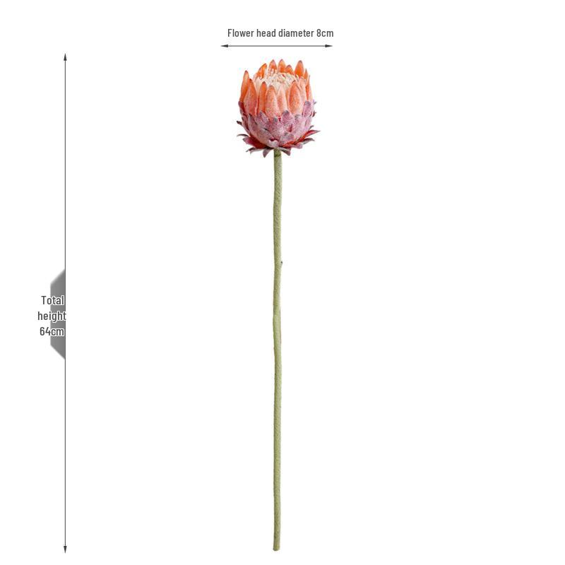 Nordic Thistle Artificial Flower: Home & Wedding Decoration, Photography Prop, King Protea Simulation