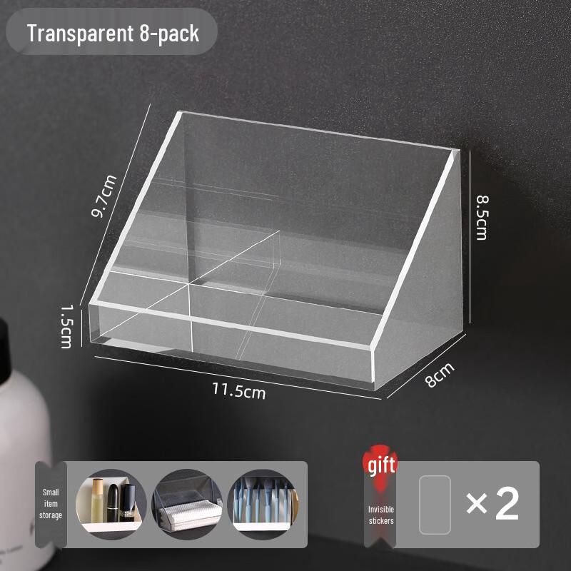 Transparent Bathroom Mirror Cabinet Cosmetic Organizer