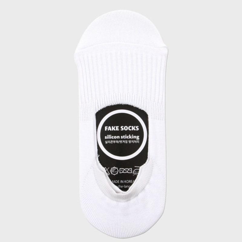 SOCKS THE LANGUAGE Tight-fitting Sockliner (prevents Slipping) for Women, Ivory