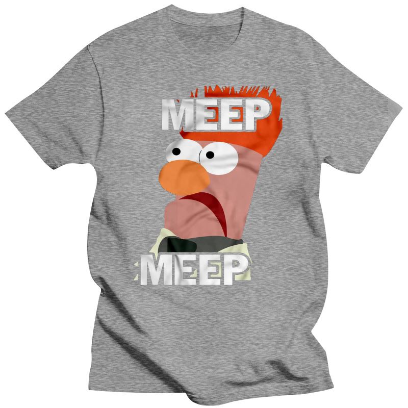 2023 neue Unisex Lustige T Shirt Mode T-shirt Meep Meep Die Muppet Show Und Becher Frauen T-Shirt