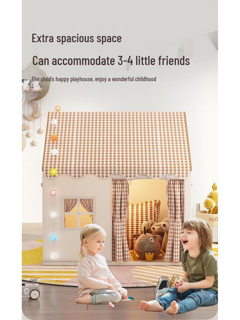Kinder Indoor Prinzessinnen Spielzelt - Schlaf- und Spielhaus für Jungen & Mädchen