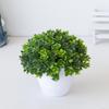Artificial Bonsai Plants Small Tree Grass Plants Pot Tabletop Landscape Simulated Plant Bonsai Ornament Fake Plant Decoration