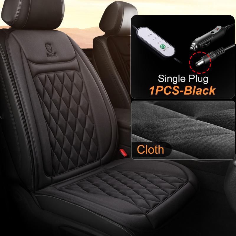 12V/24V Car Seat Heater Kit Electric Universal Car Heated Seat Covers Heating Cushion Winter Seat Protector Car Accessories