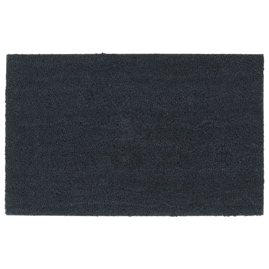 Doormat Dark Grey 50x80 cm Coir Fiber Tufted