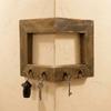Wall-mounted Key Hook Rack Rural Style Sundries Storage Holder  Housewarming Gift