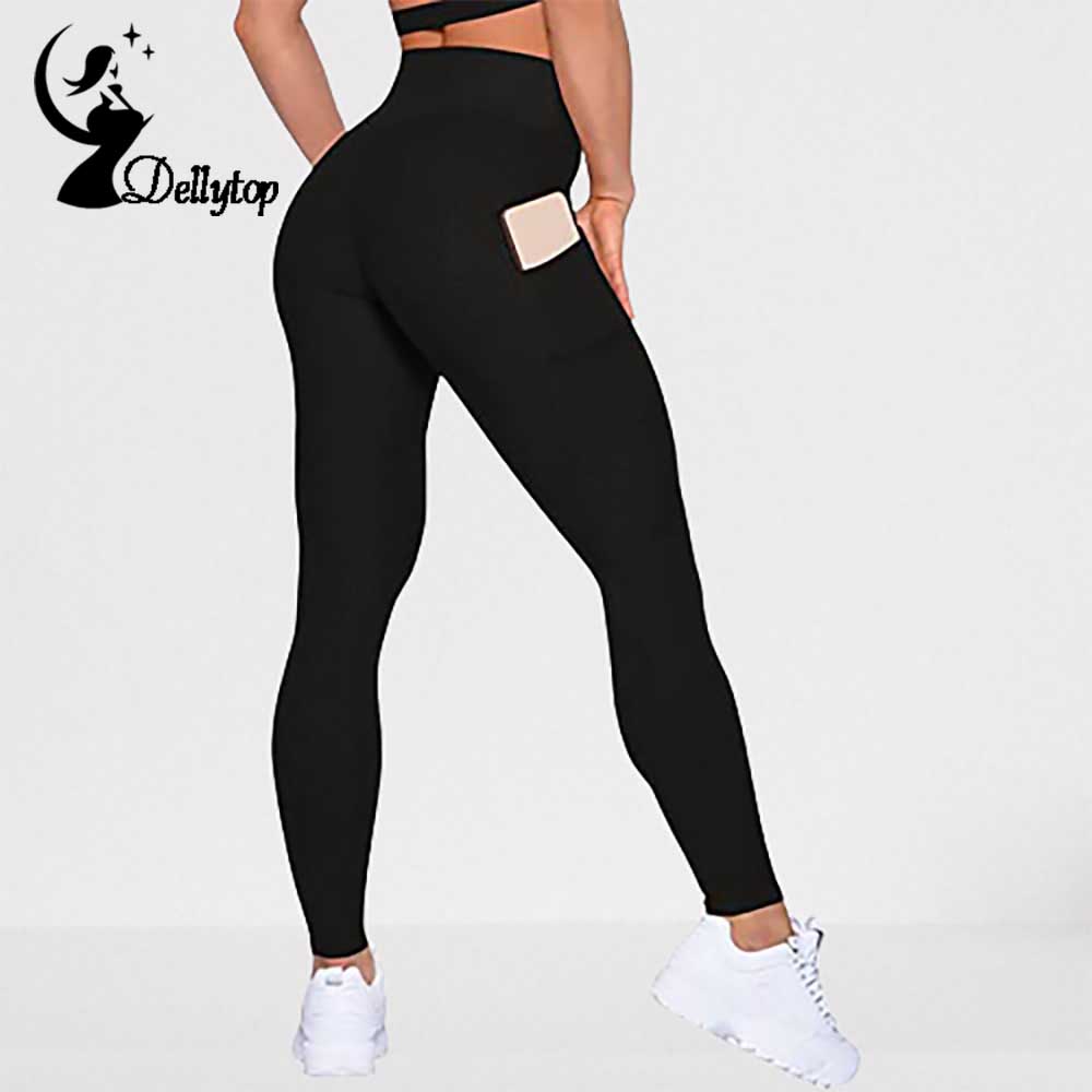 High-waist Slim-fitting Pants 
