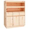 818215 vidaXL Highboard 89x40x116,5 Cm Solid Pine Wood