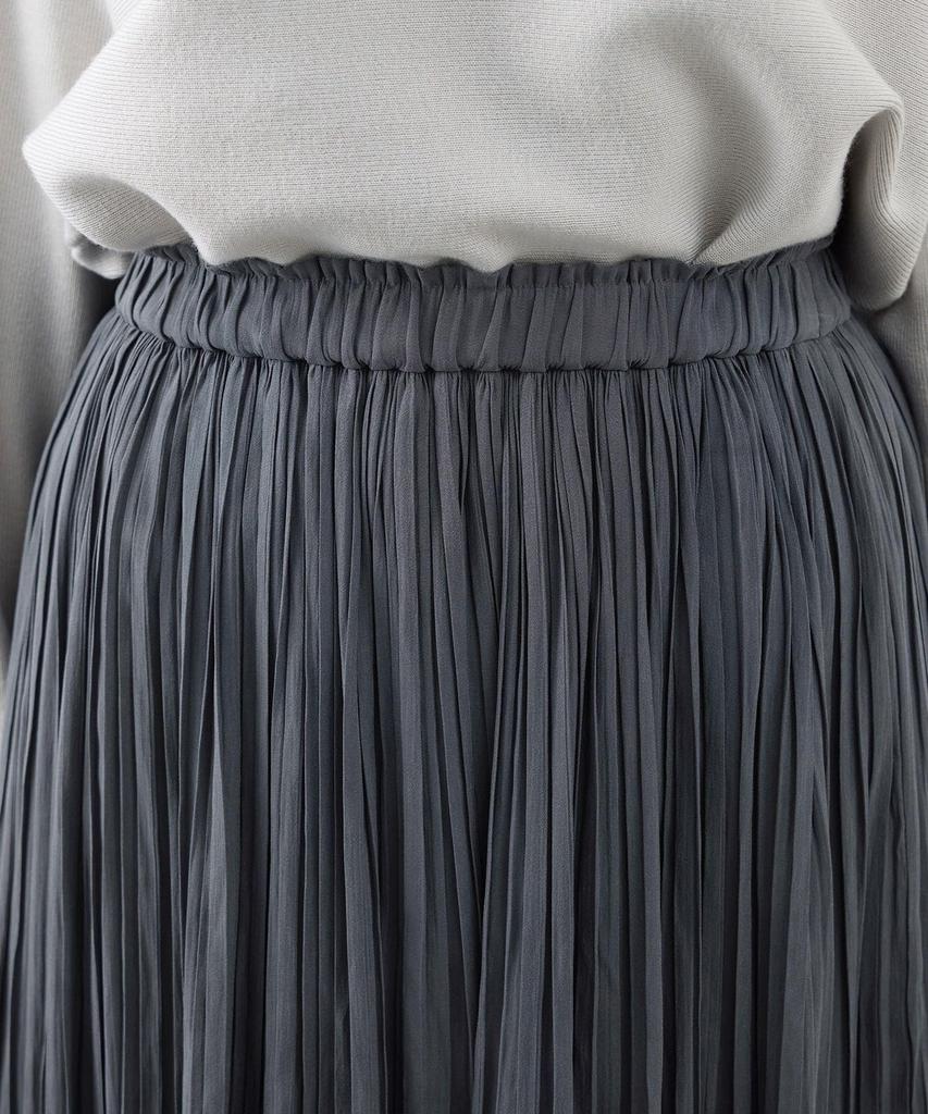 ROPE PICNIC Skirt Colors Airy Pleated Skirt GDC15160 Beige Sub with Selectable Length [New Added]