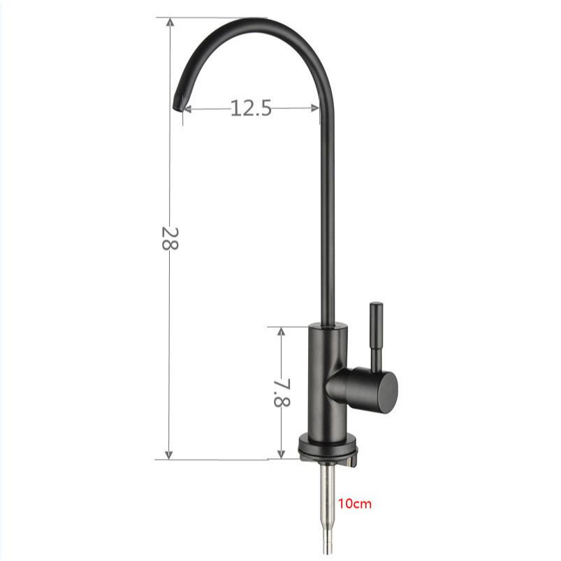 Reverse Osmosis Water Filtration System Water Filter Faucet Kitchen Drinking Water Faucet Stainless Steel RO Water Faucet