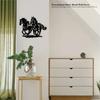 Elegant Horse-Shaped Metal Wall Decor - Perfect for Home Room Decor and Stylishly Enhancing Your Living Space