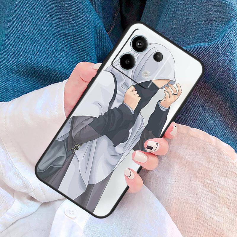 Islamic Hijab Girl Queen Cover For Xiaomi Redmi Note 13 12 11 9 10 14 Pro 9S 10S 11S 12S Redmi 14C 10C 12C 13C Case