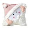 Christmas Throw Cover with 3D Decorative Cushion Case for Sofa Couch