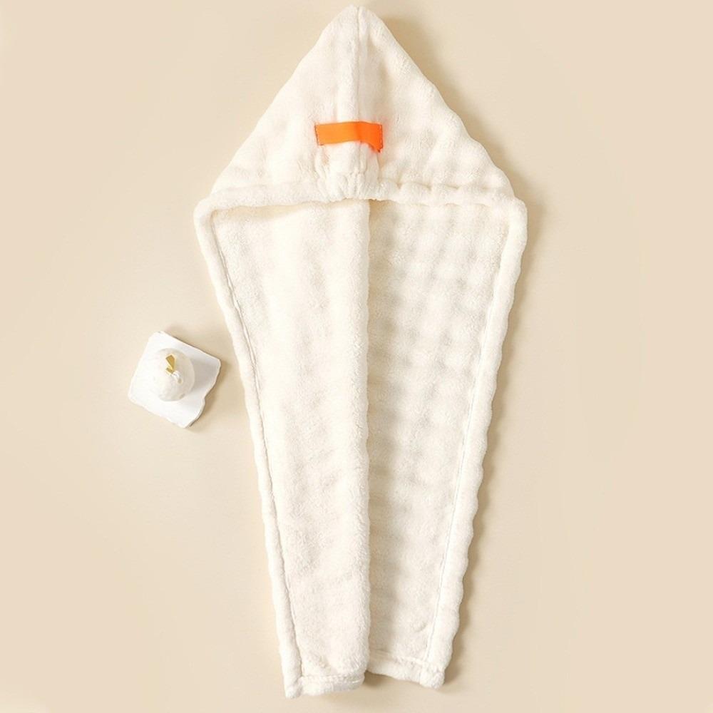 Microfiber Quickly Hair Dry Towel Super Absorbent Hair Dry Wrap Bonnets Bathroom Women Turban Girl бежевый