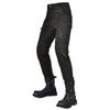 Womens Motorcycle Riding Pants Vintage Workwear Style Slim Fit Protective Gear With Extended Padding