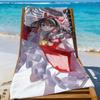 Game Reimu Hakurei T-Touhou P-Projects Towel Sports Quick Dry Travel Camping Gear Sandproof Soft Light Large Beach Towel